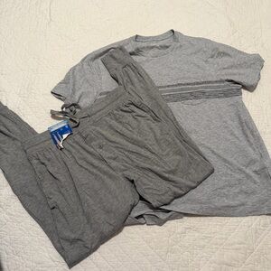 Hanes Heather Gray Apparel Set